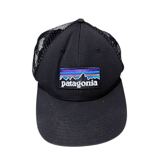 Patagonia Black Trucker Hat With Recycled Fishing Nets & Adjustable Snapback - Picture 8 of 8